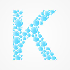 Alphabet. Letter K