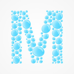 Alphabet. Letter M