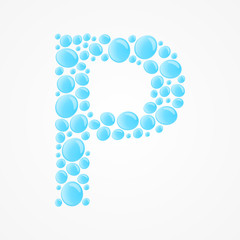 Alphabet. Letter P
