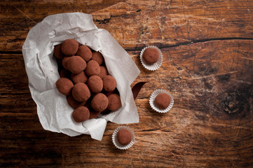 chocolate truffles