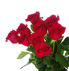 Red roses bouquet
