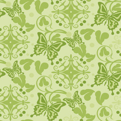 vector. floral background. seamless pattern. wallpaper