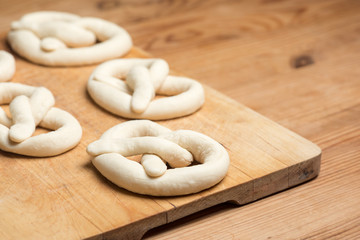 Fresh pretzels home made
