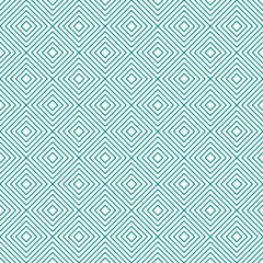 Teal and White Diamonds Tiles Pattern Repeat Background