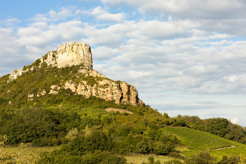 Solutre Rock, Burgundy, France
