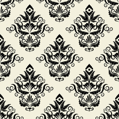 seamless wallpaper.damask pattern.floral background