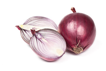 Red sliced onion