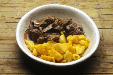 Liver and onions venetian style 간 및 양파 베네 치안 스타일