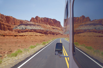 Wohnmobil, Capitol Reef, Utah, USA