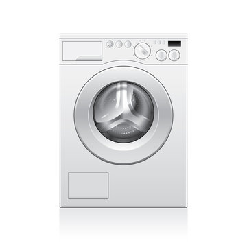 Washing machine vector illustration