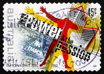 Postage stamp Australia 2001 Power and the Passion