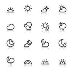 Nice weather symbols