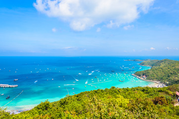 koh larn island tropical beach in pattaya city Thailand