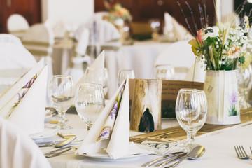 decoration on wedding chairs cover