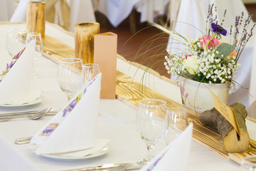 decoration on wedding chairs cover