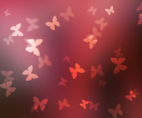 Butterflies Bokeh Image