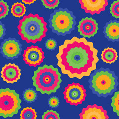 vector seamless pattern colorful