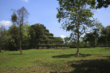 Ancient khmer pyramid in Koh Kher, Cambodia