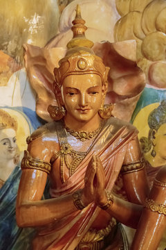 Gangaramaya Temple in Colombo, Sri Lanka