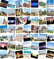 travel collage