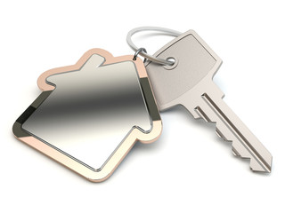 Key and house - render 3D