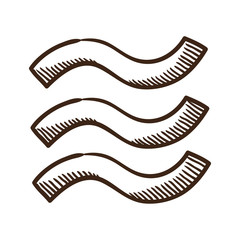 Waves wet symbol.