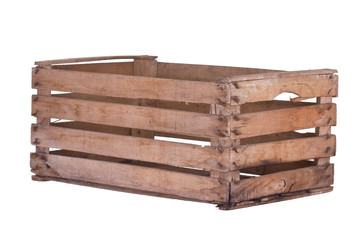 old used wooden box