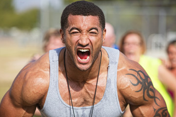 Screaming Fitness Instructor