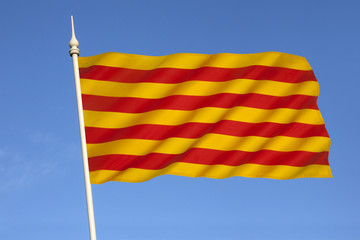 Flag of Catalonia - Spain