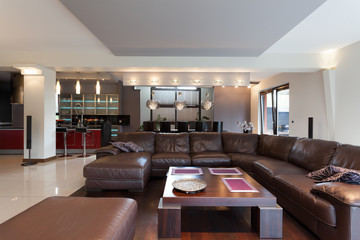 Sofa in living room