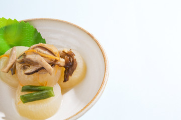 大根の野菜あんかけ・日本料理