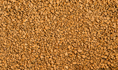 Instant coffee granules, background.