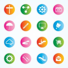 Web Icon Set. Easy To Edit Vector Image
