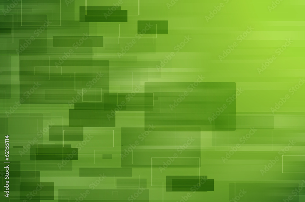 Wall mural green tech abstract background.