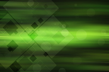 Abstract green technical background.