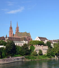 Fototapeta premium Basel - Münster / Fähri