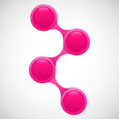 metaball colorful round diagram infographics