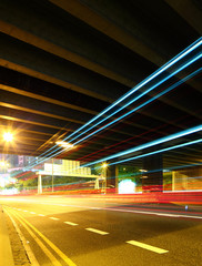 Fototapeta na wymiar Traffic pass through tunnel