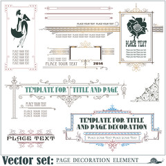 Template for business, envelope, invitations and greeting cards