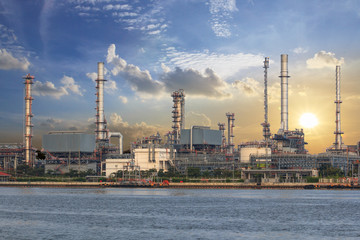 petrochemical industrial plant