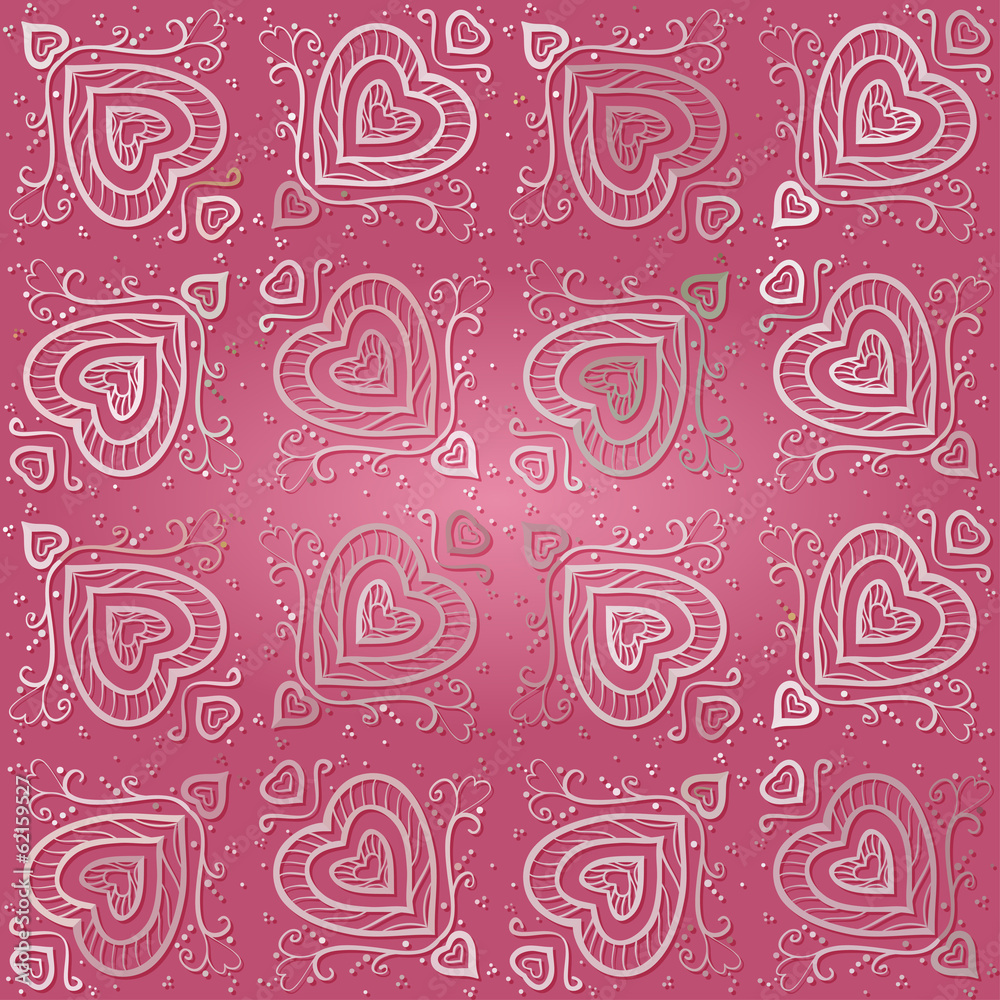 Poster seamless abstract pink vector pattern