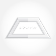 3d abstract background and square icon design, vector eps10