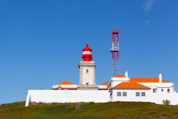 Fototapeta na wymiar Beacon na Cabo da Roca, Portugalia