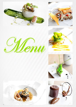 carte menu restaurant gastronomique 1