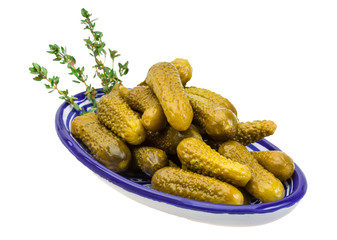 Marinated cucumbers