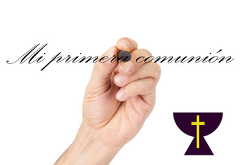 first communion card