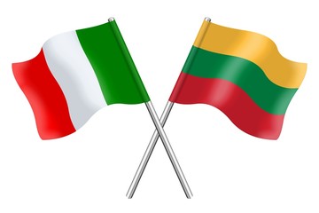 Flags: Italia and Lithuania