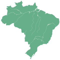 Map of Brazil