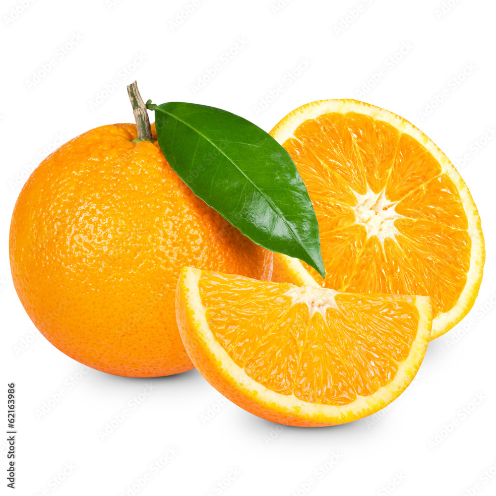 Wall mural orange fruit