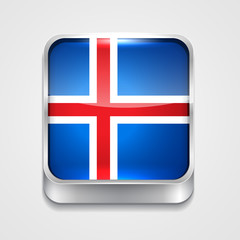 Obraz premium flag of iceland